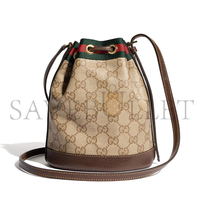 GUCCI MINI BUCKET BAG WITH WEB 876060 (19.5*15.5*10.5cm) GUCCI MINI BUCKET BAG WITH WEB 876060 (19.5*15.5*10.5cm)
